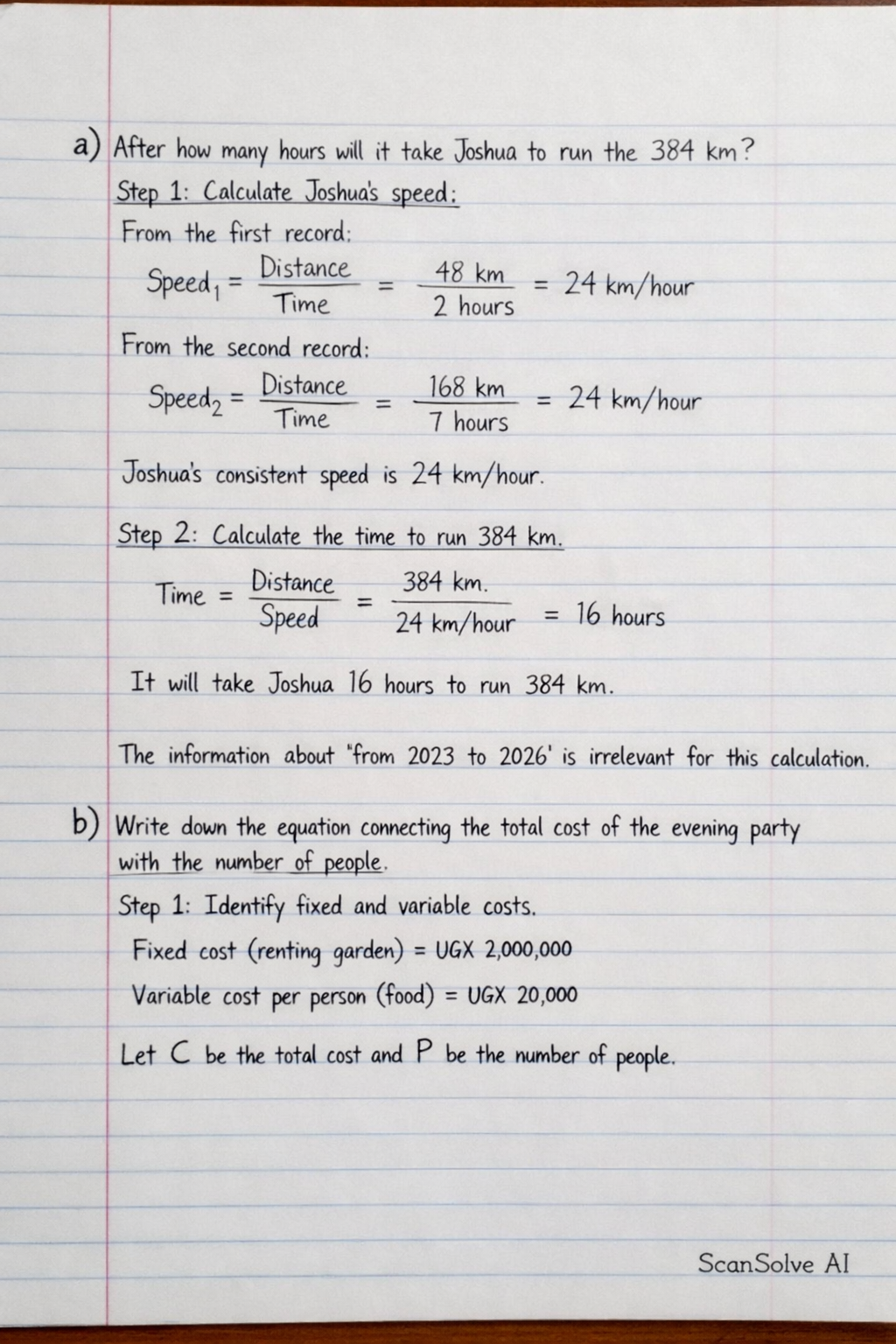 Handwritten step-by-step solution preview