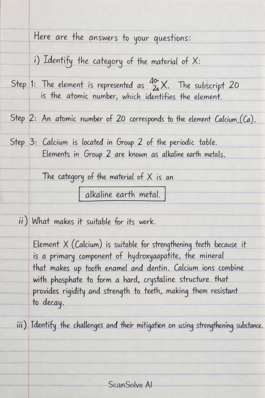 Handwritten step-by-step solution preview