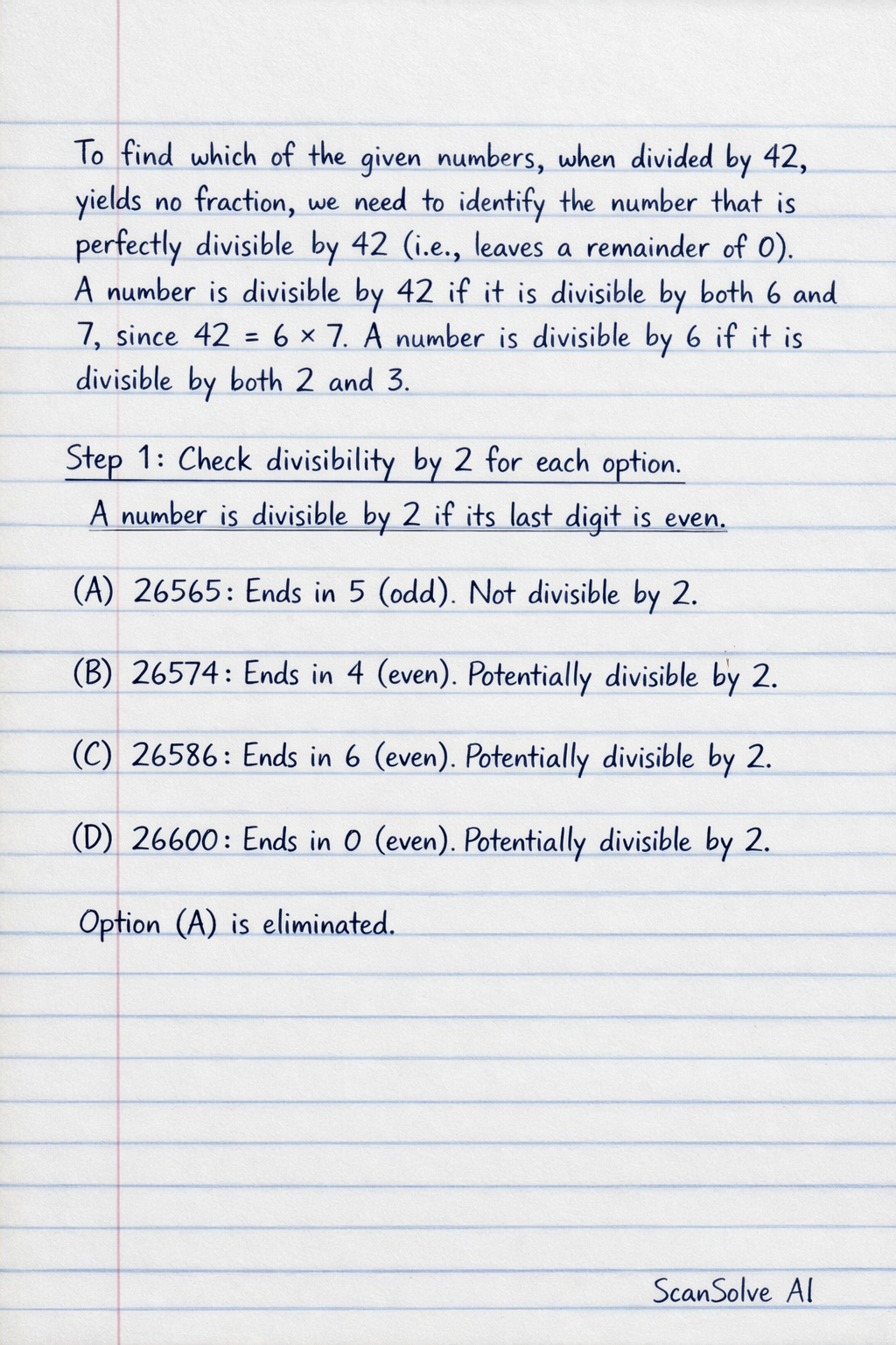 Handwritten step-by-step solution preview