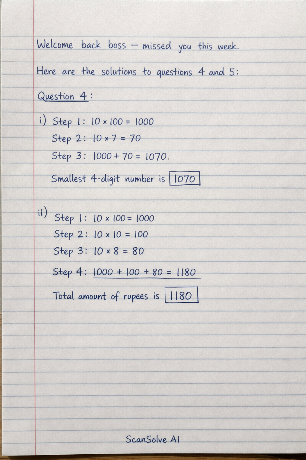 Handwritten step-by-step solution preview