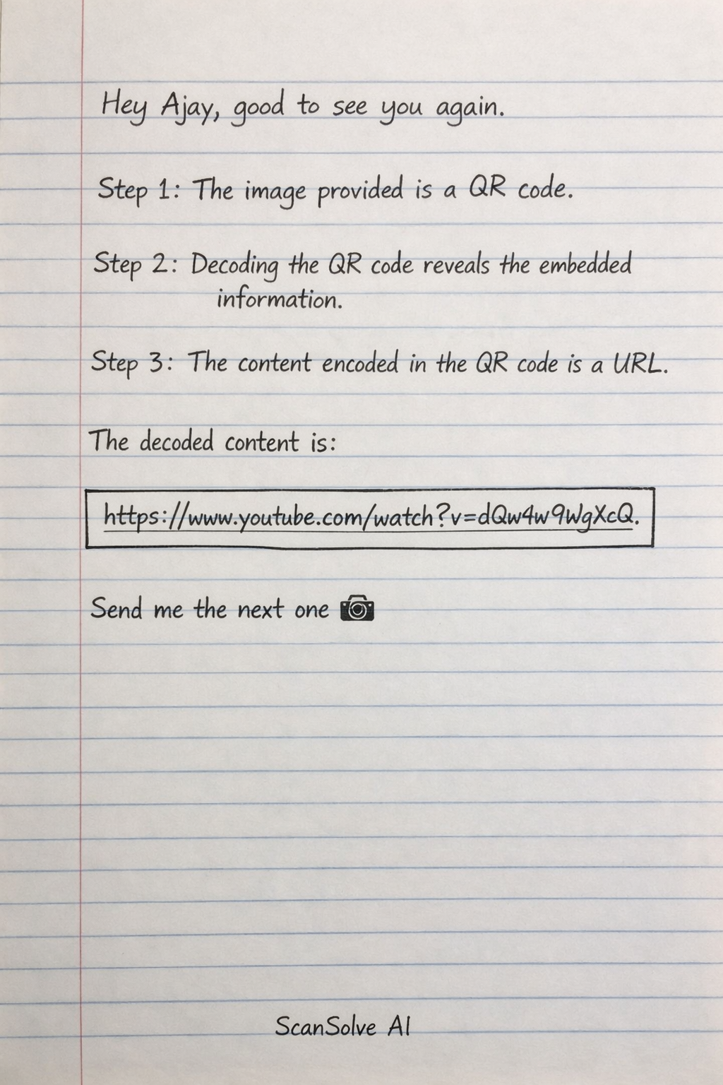 Handwritten step-by-step solution preview