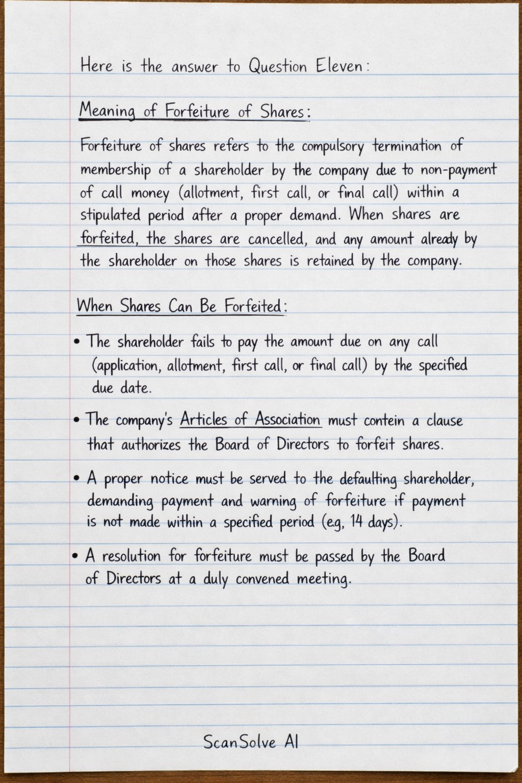 Handwritten step-by-step solution preview