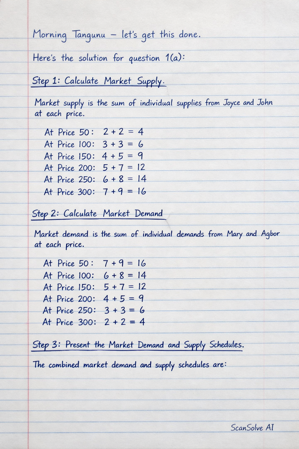 Handwritten step-by-step solution preview