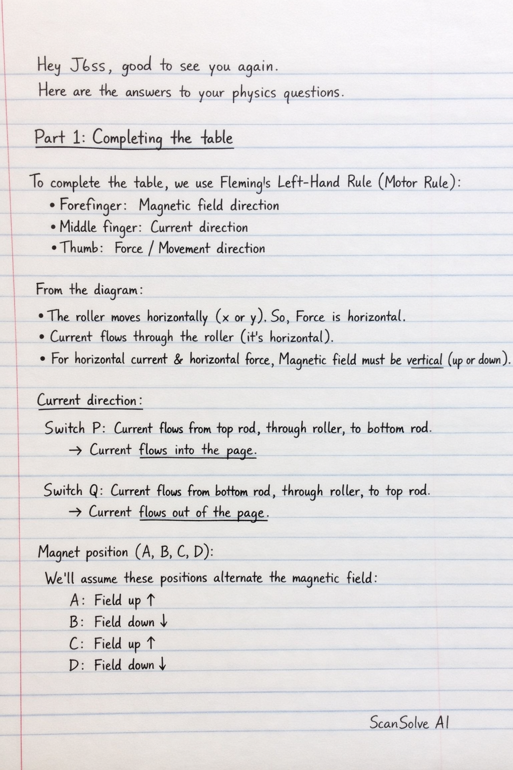 Handwritten step-by-step solution preview