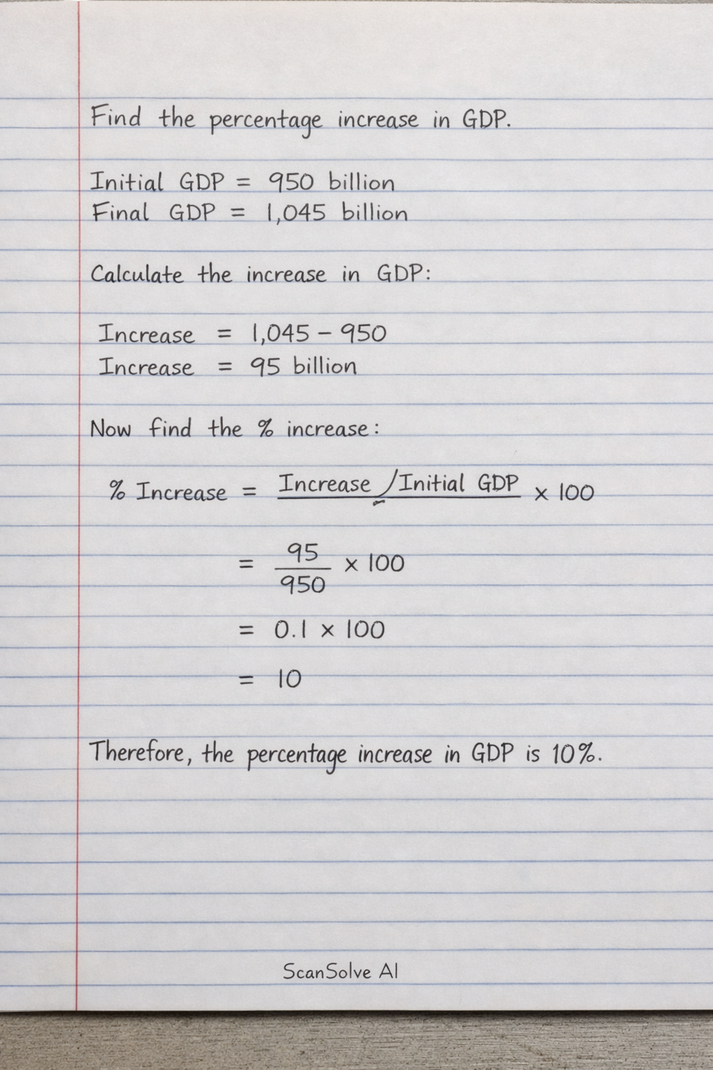 Handwritten step-by-step solution preview
