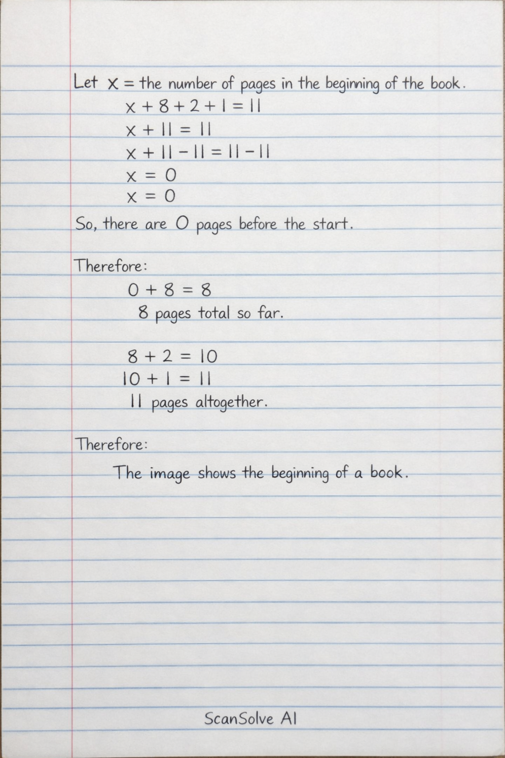 Handwritten step-by-step solution preview