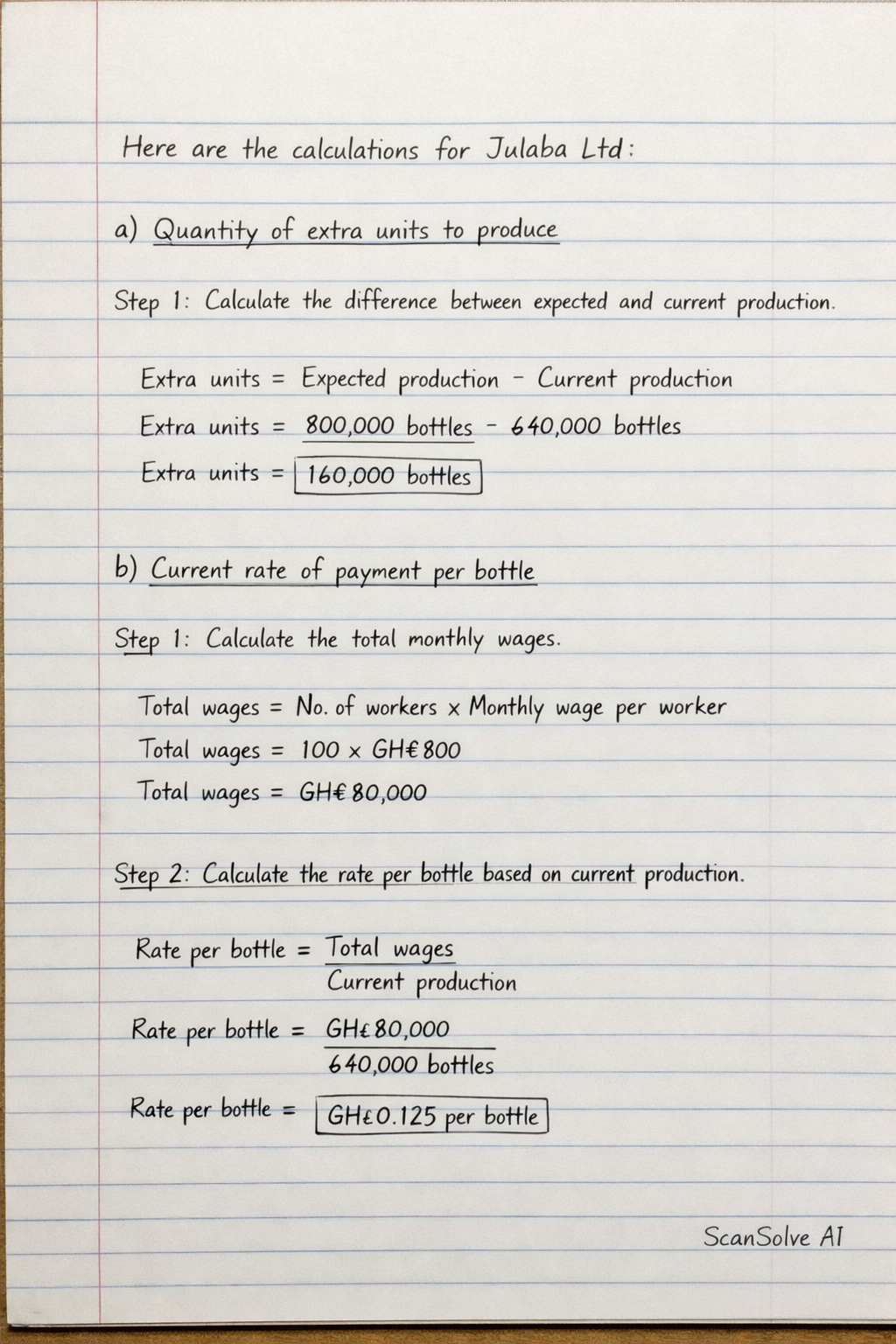 Handwritten step-by-step solution preview