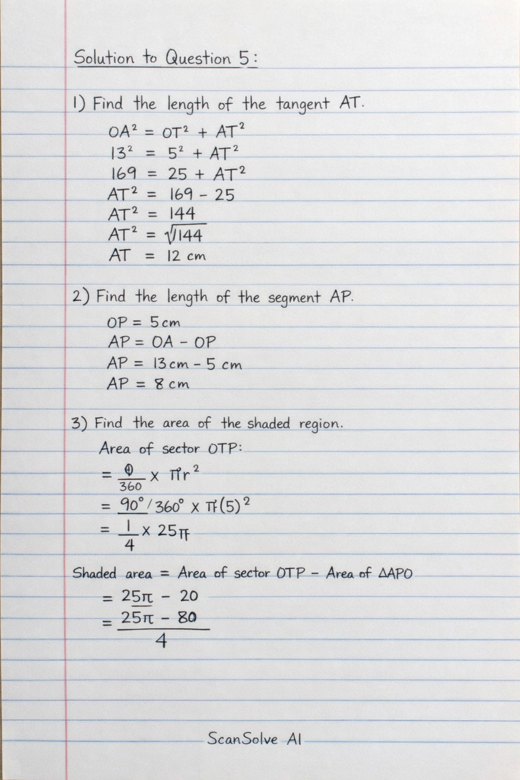 Handwritten step-by-step solution preview