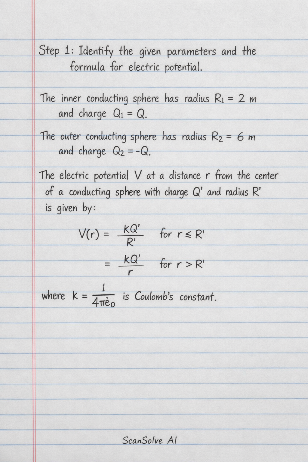 Handwritten step-by-step solution preview