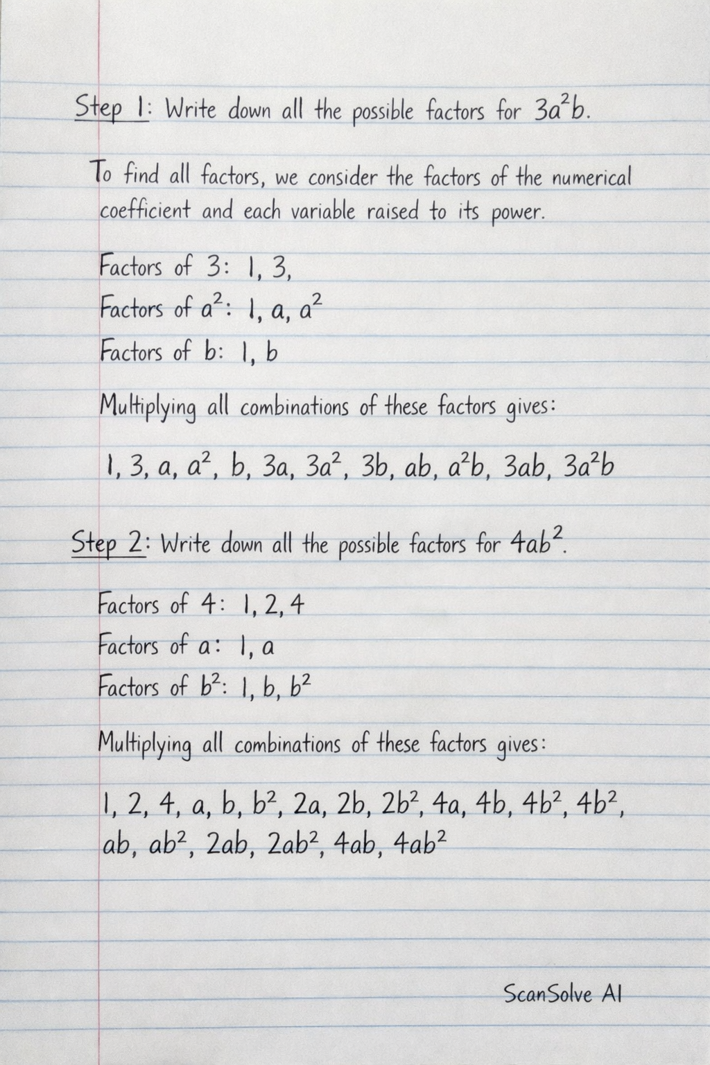 Handwritten step-by-step solution preview