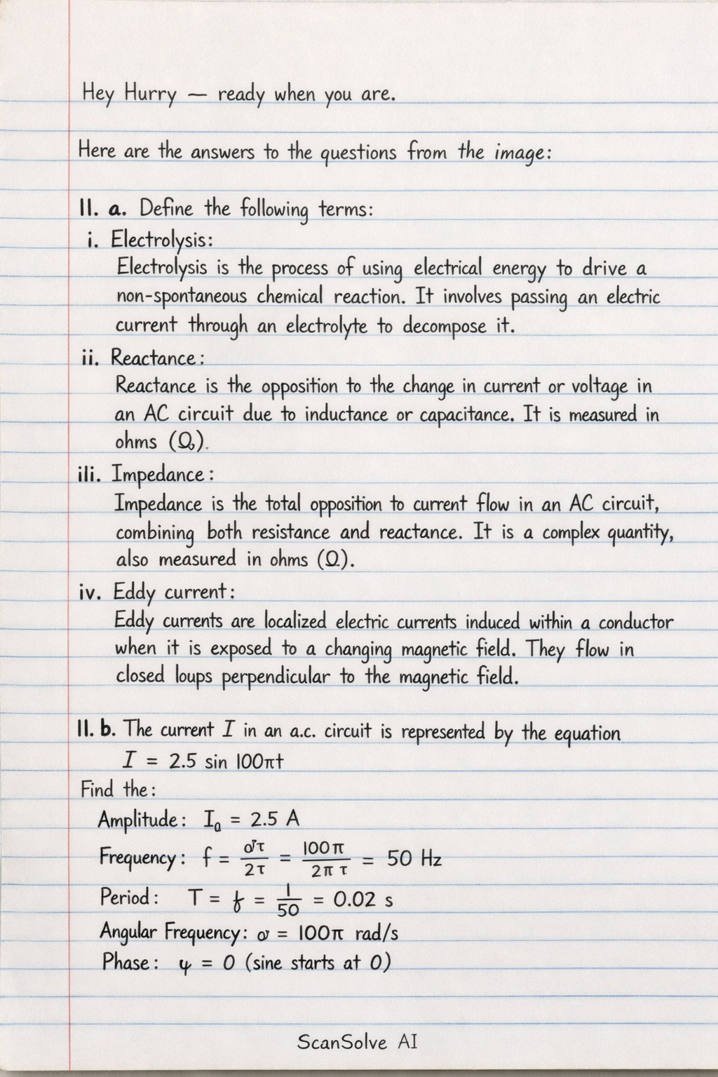 Handwritten step-by-step solution preview