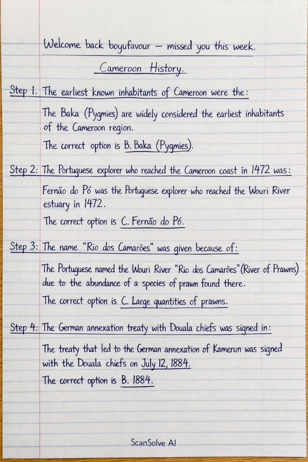 Handwritten step-by-step solution preview