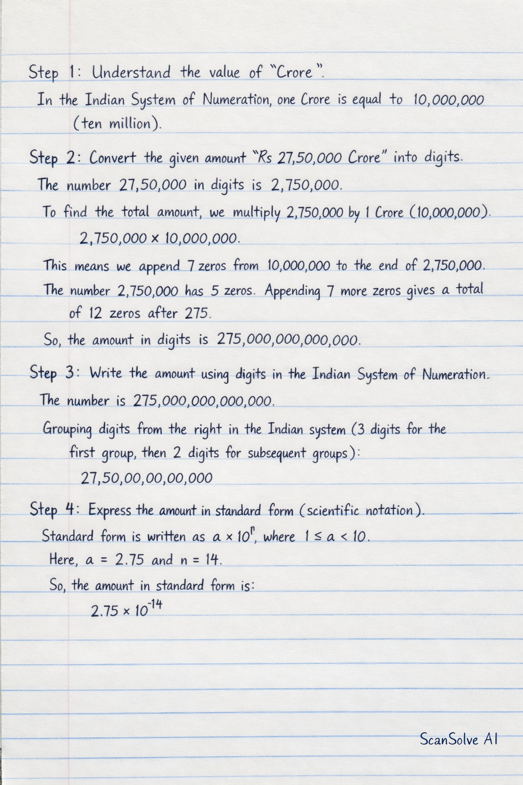 Handwritten step-by-step solution preview