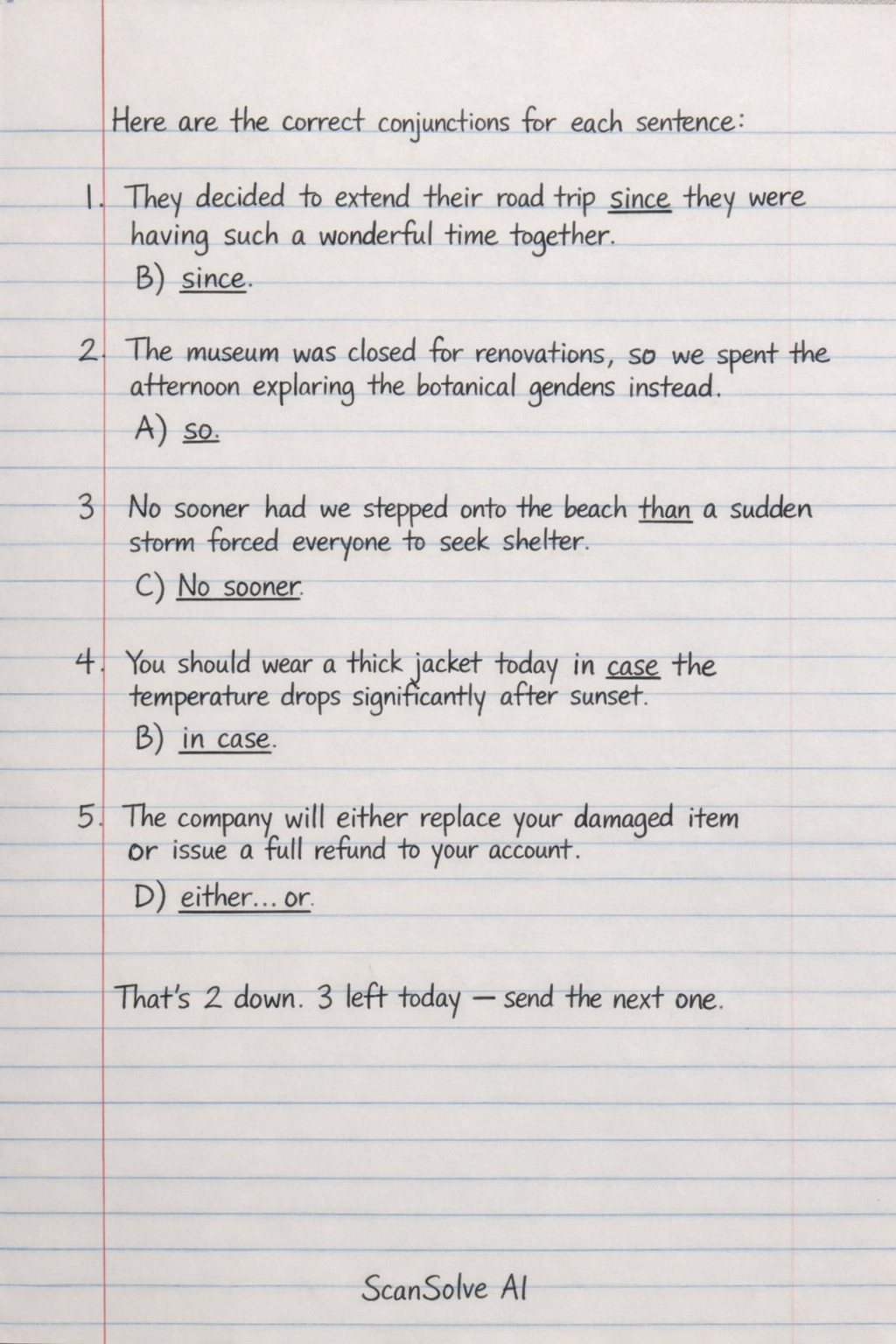 Handwritten step-by-step solution preview