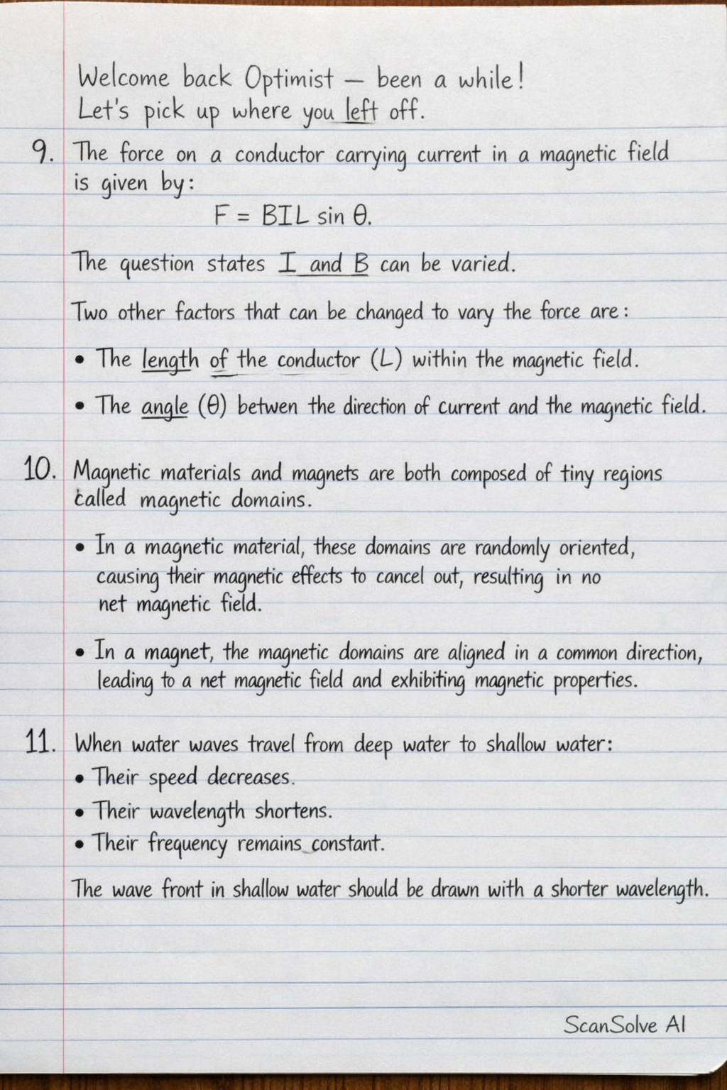 Handwritten step-by-step solution preview