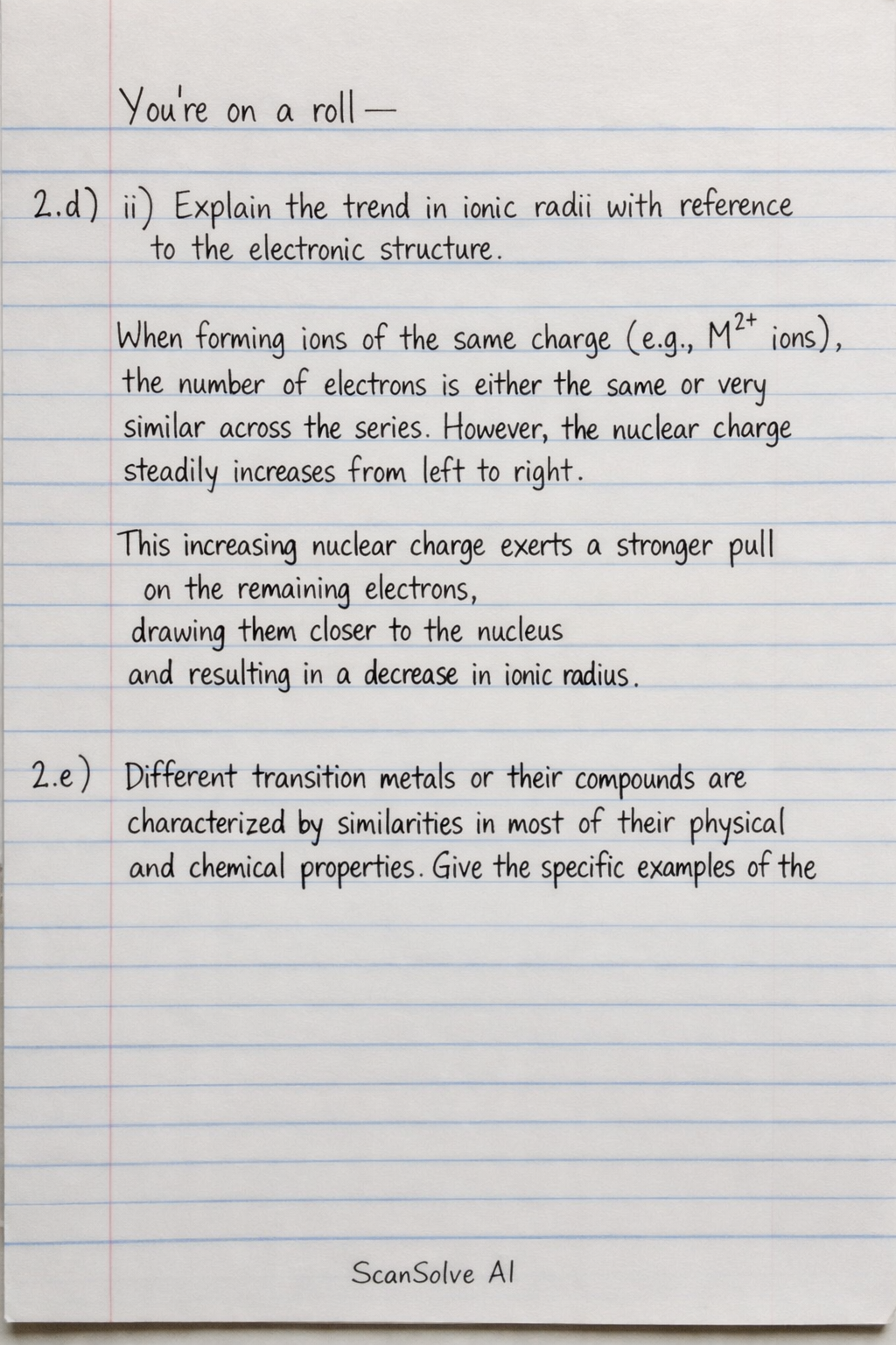 Handwritten step-by-step solution preview