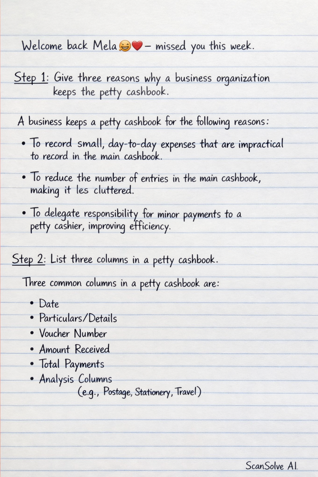 Handwritten step-by-step solution preview