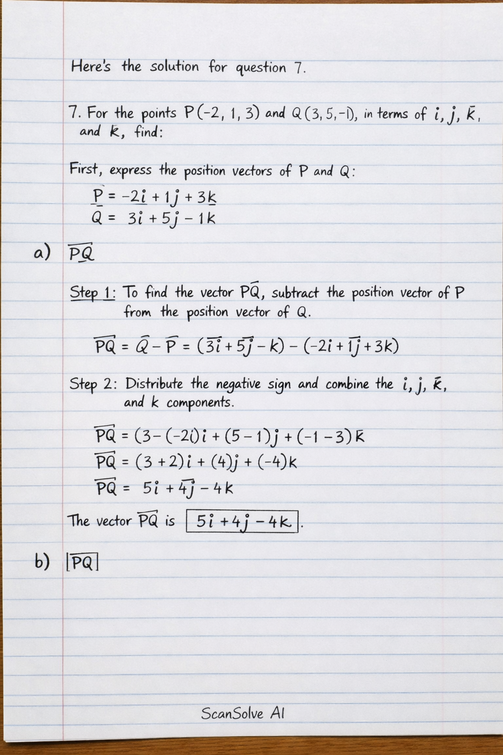 Handwritten step-by-step solution preview