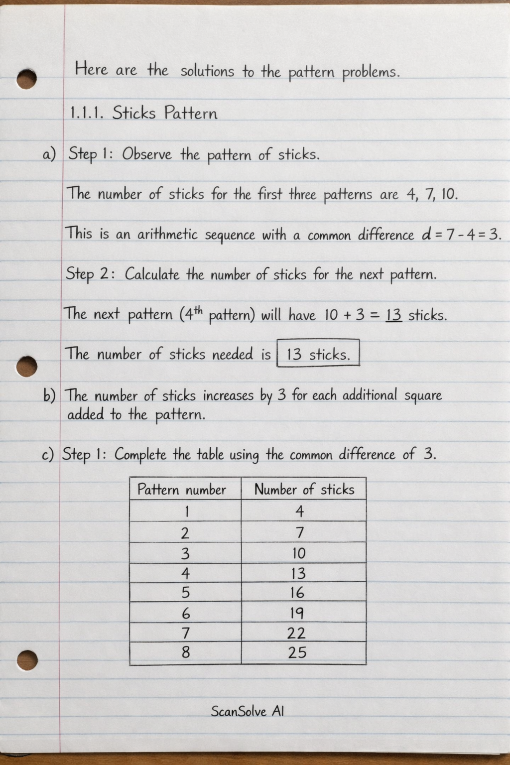 Handwritten step-by-step solution preview