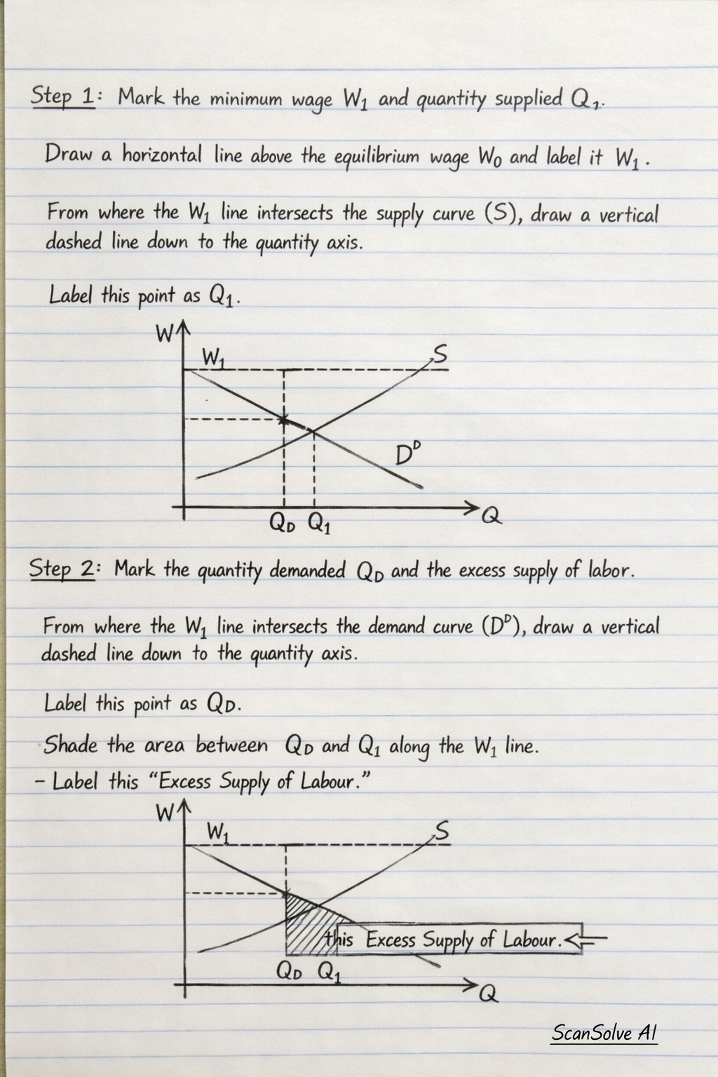 Handwritten step-by-step solution preview