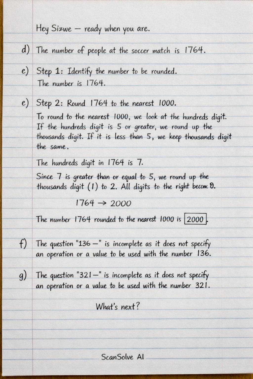 Handwritten step-by-step solution preview