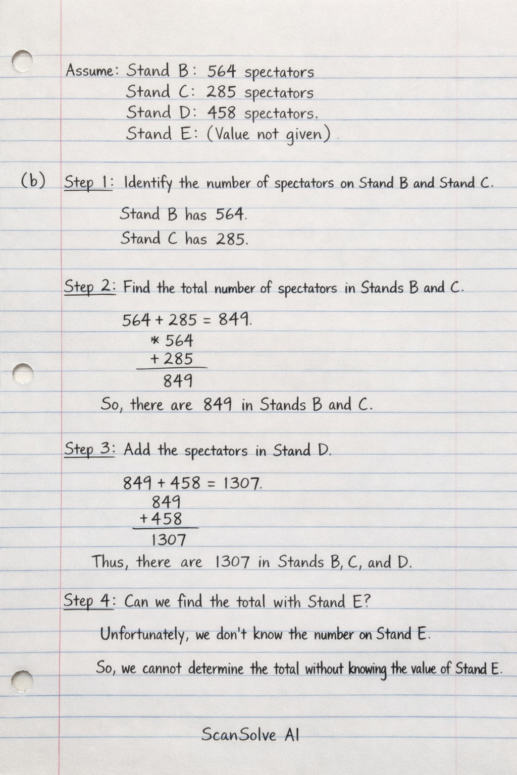 Handwritten step-by-step solution preview