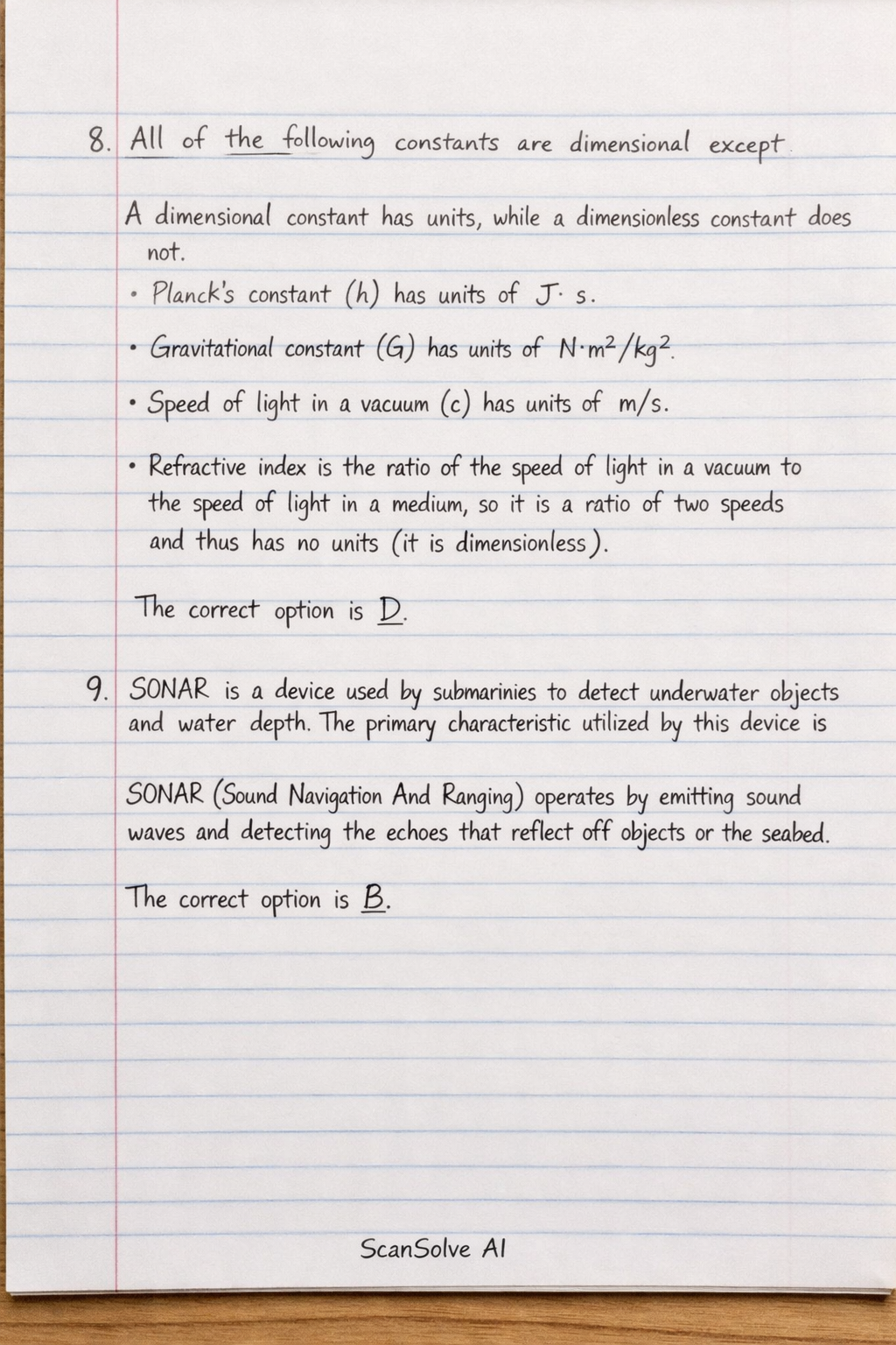 Handwritten step-by-step solution preview