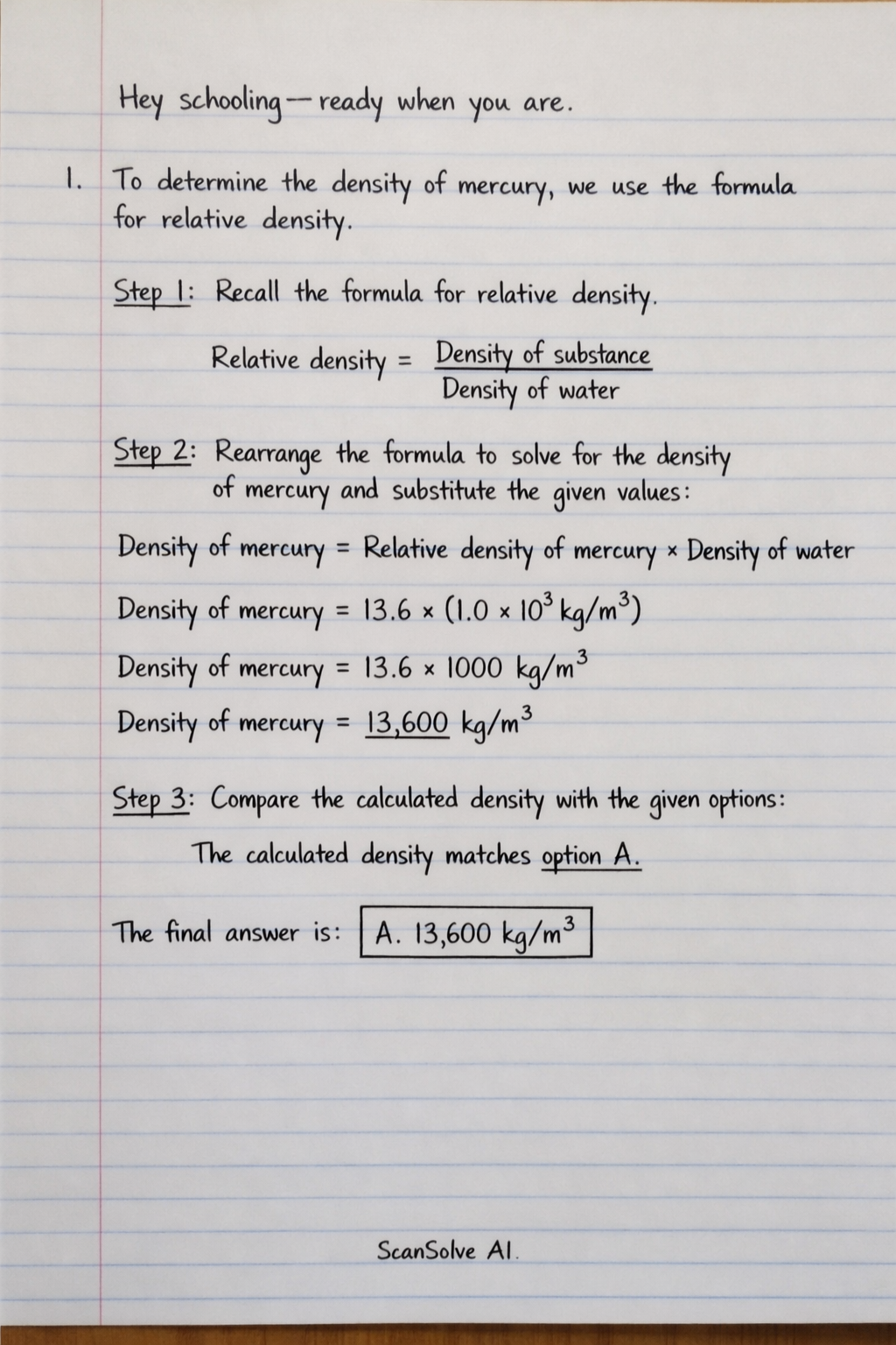 Handwritten step-by-step solution preview