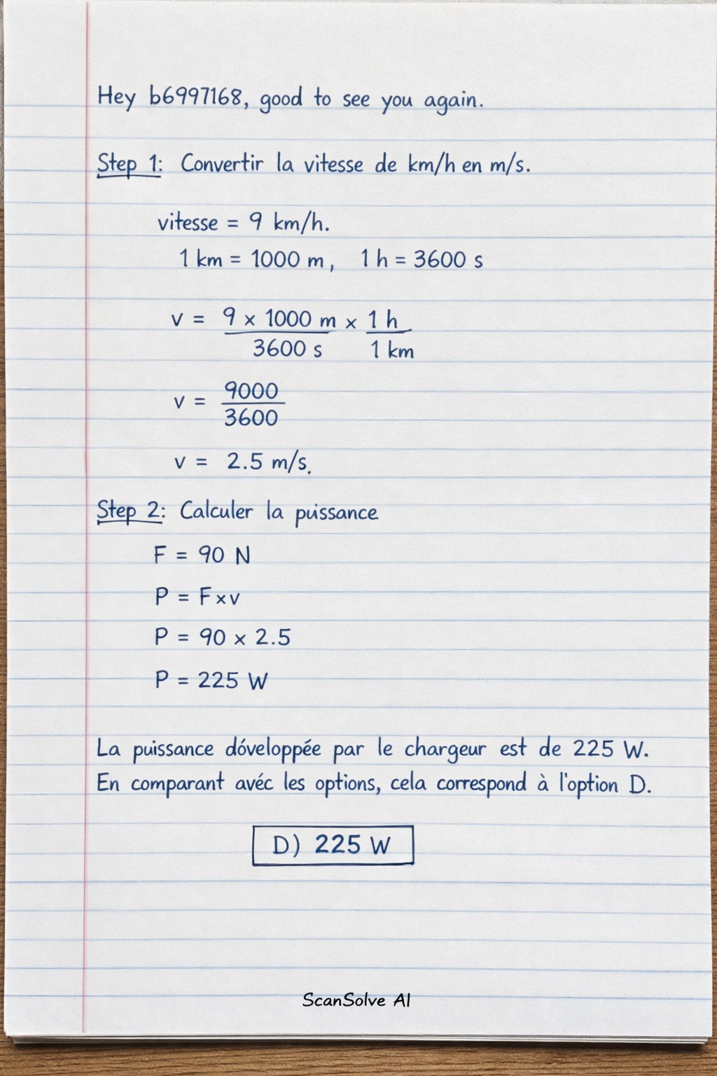 Handwritten step-by-step solution preview