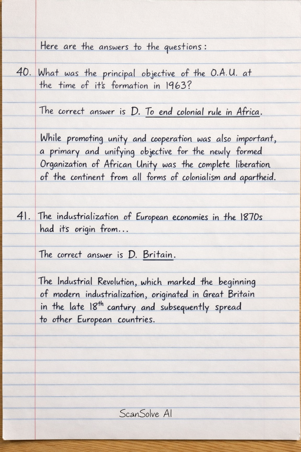 Handwritten step-by-step solution preview