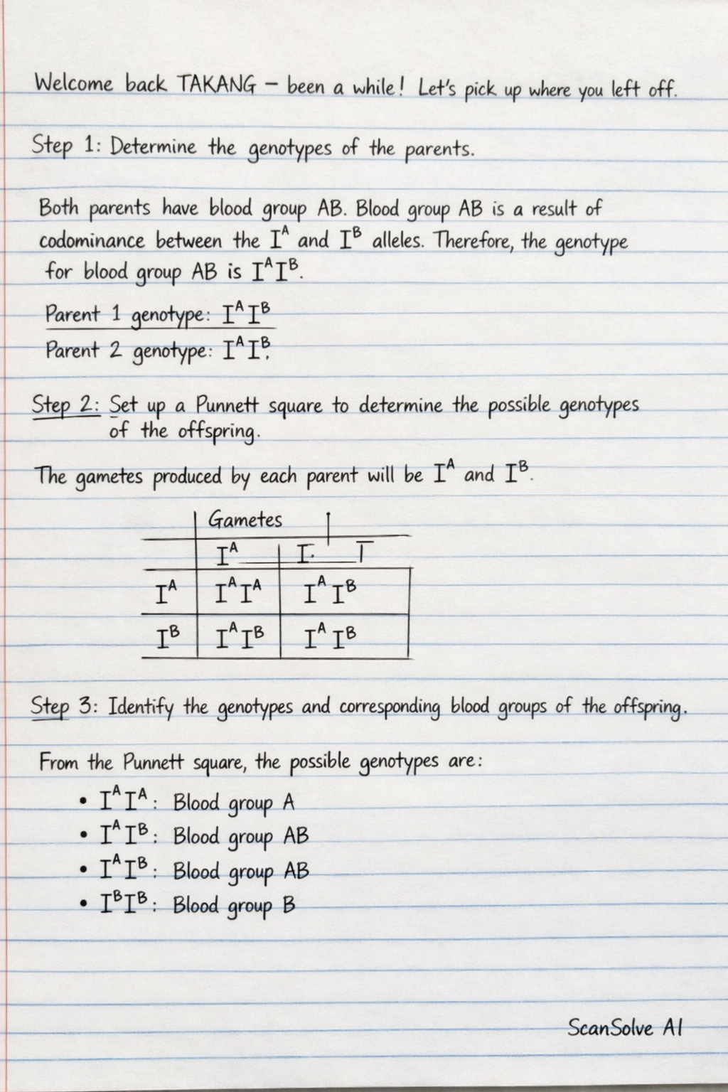 Handwritten step-by-step solution preview