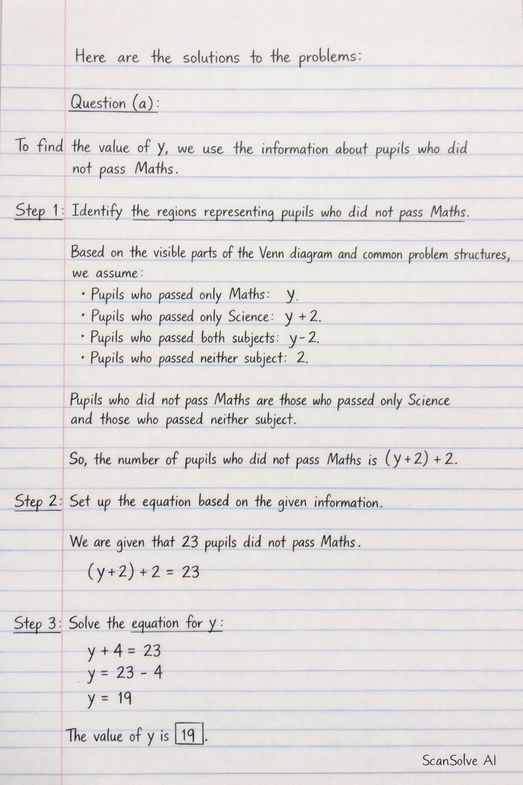 Handwritten step-by-step solution preview