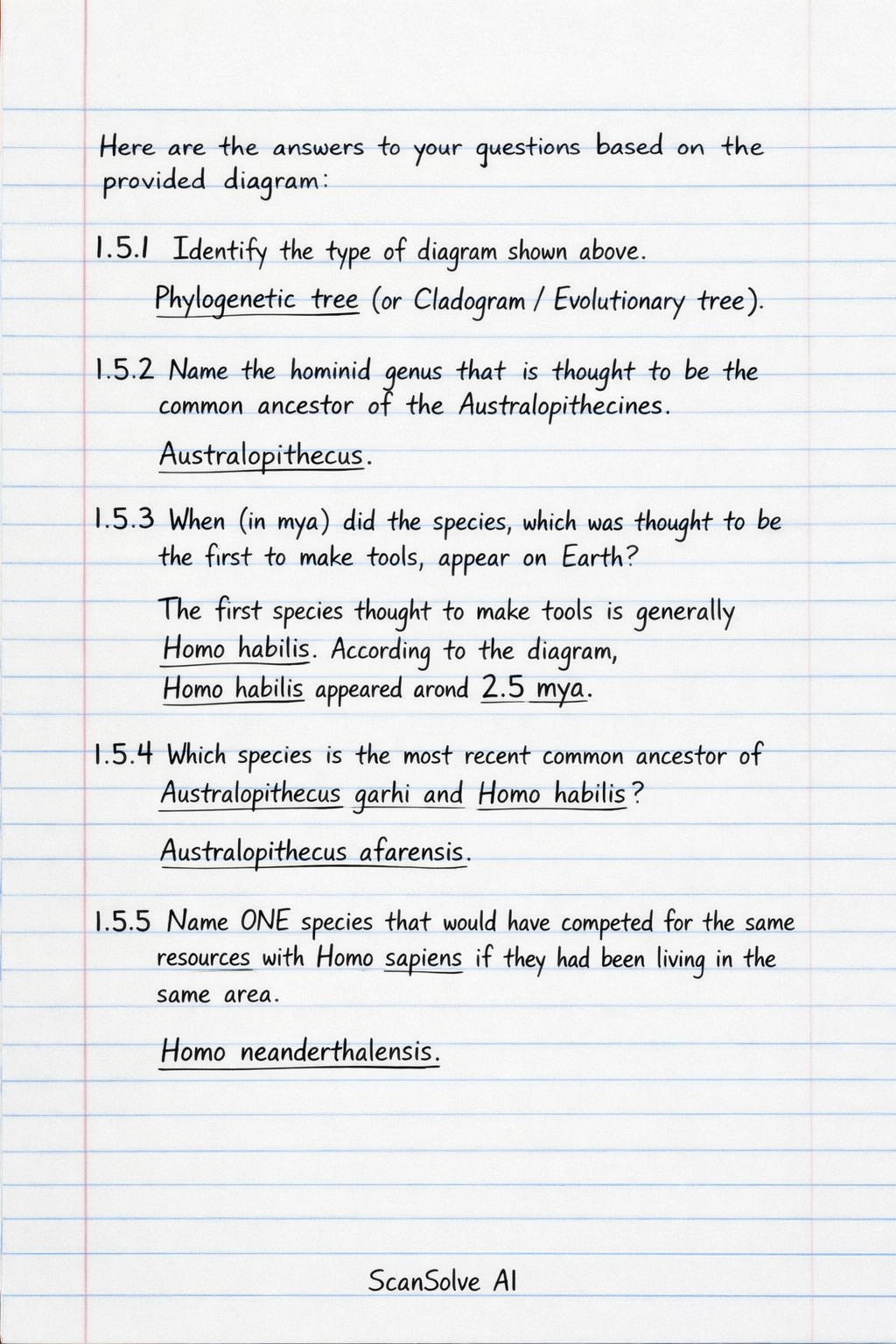 Handwritten step-by-step solution preview