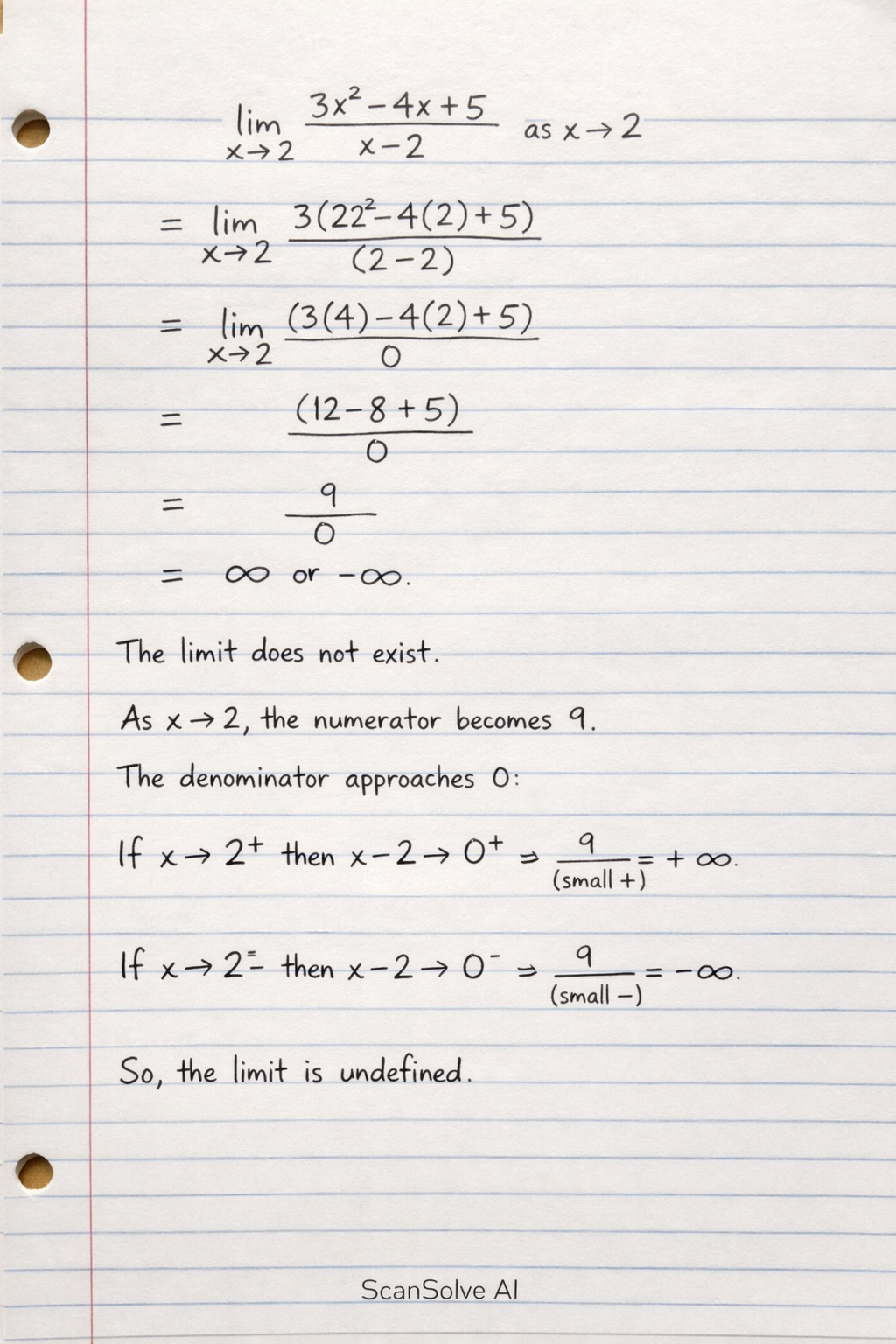 Handwritten step-by-step solution preview