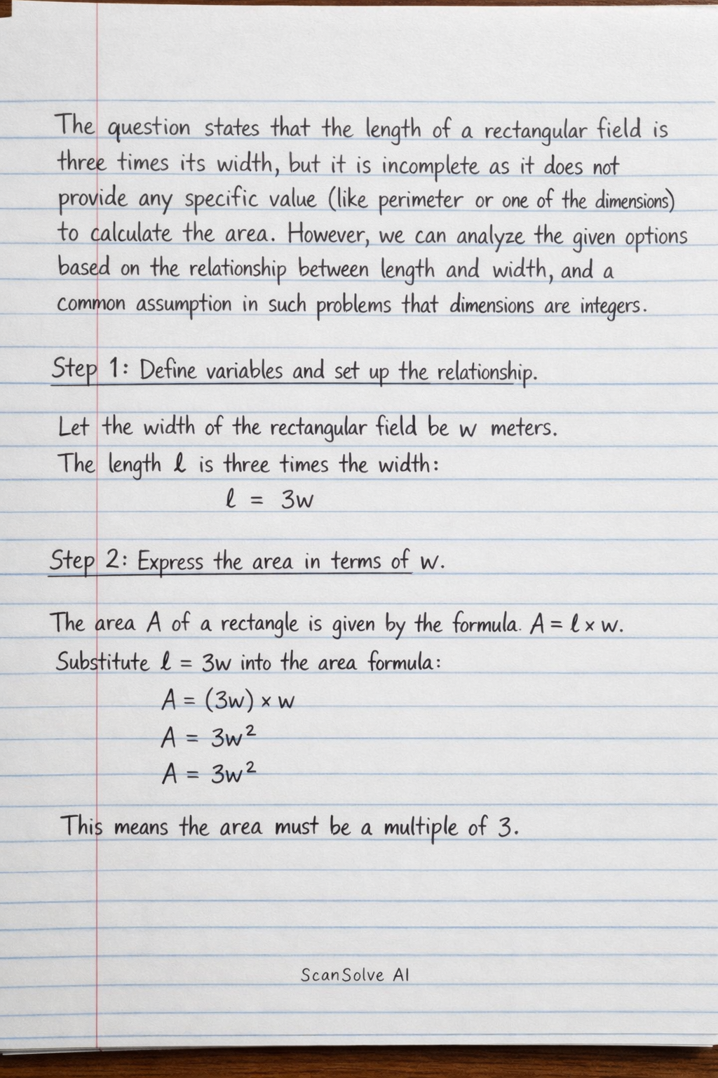 Handwritten step-by-step solution preview