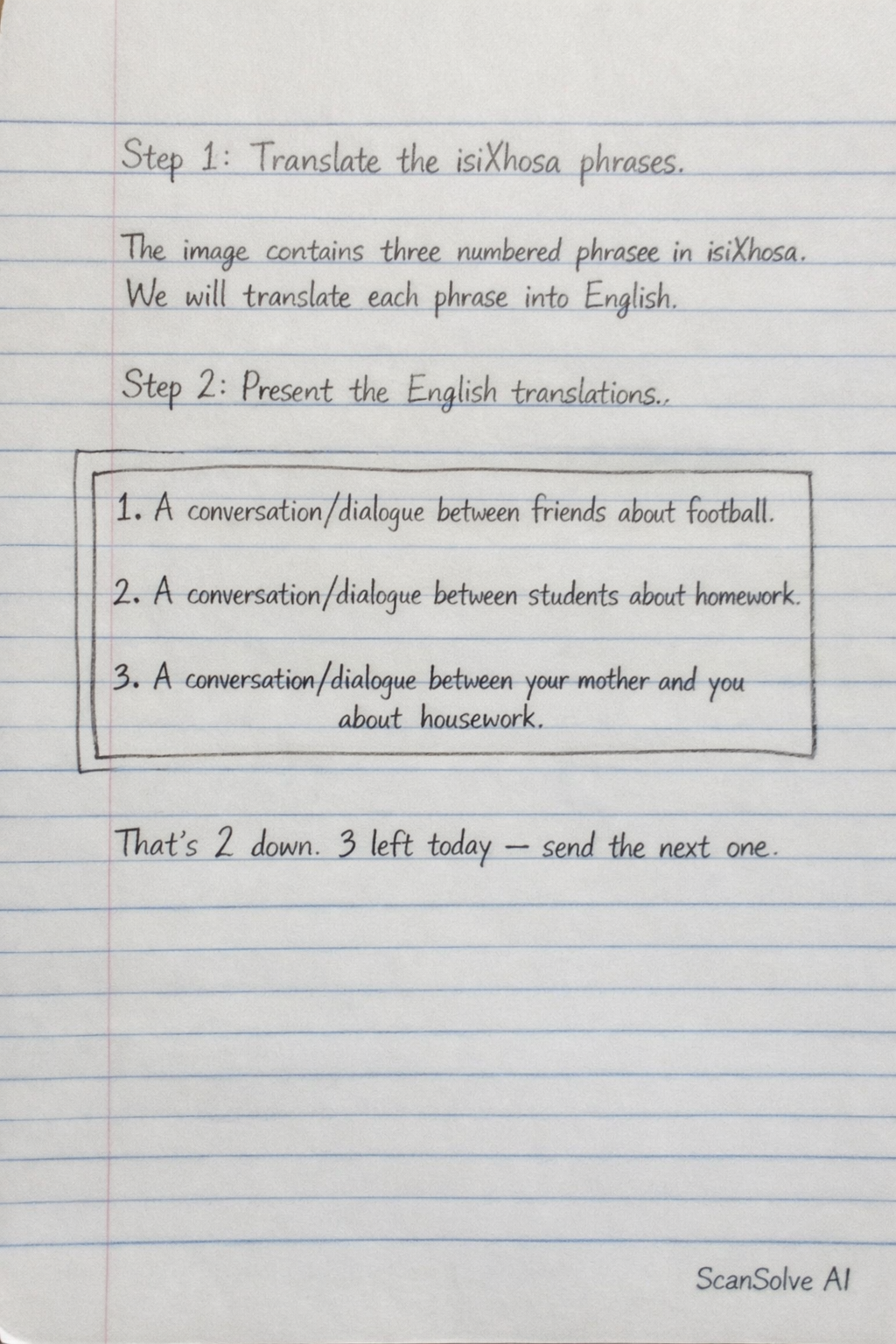 Handwritten step-by-step solution preview