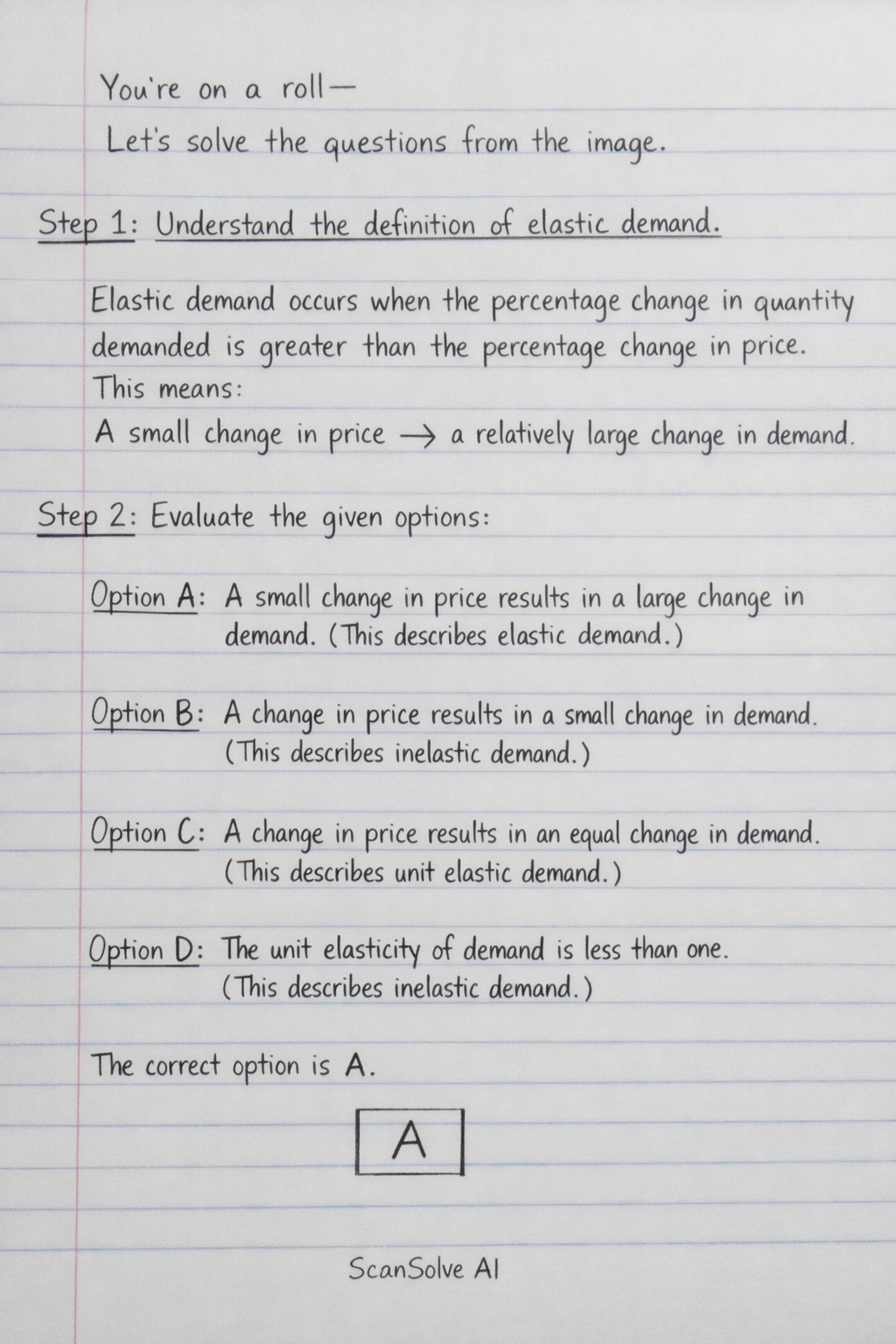 Handwritten step-by-step solution preview