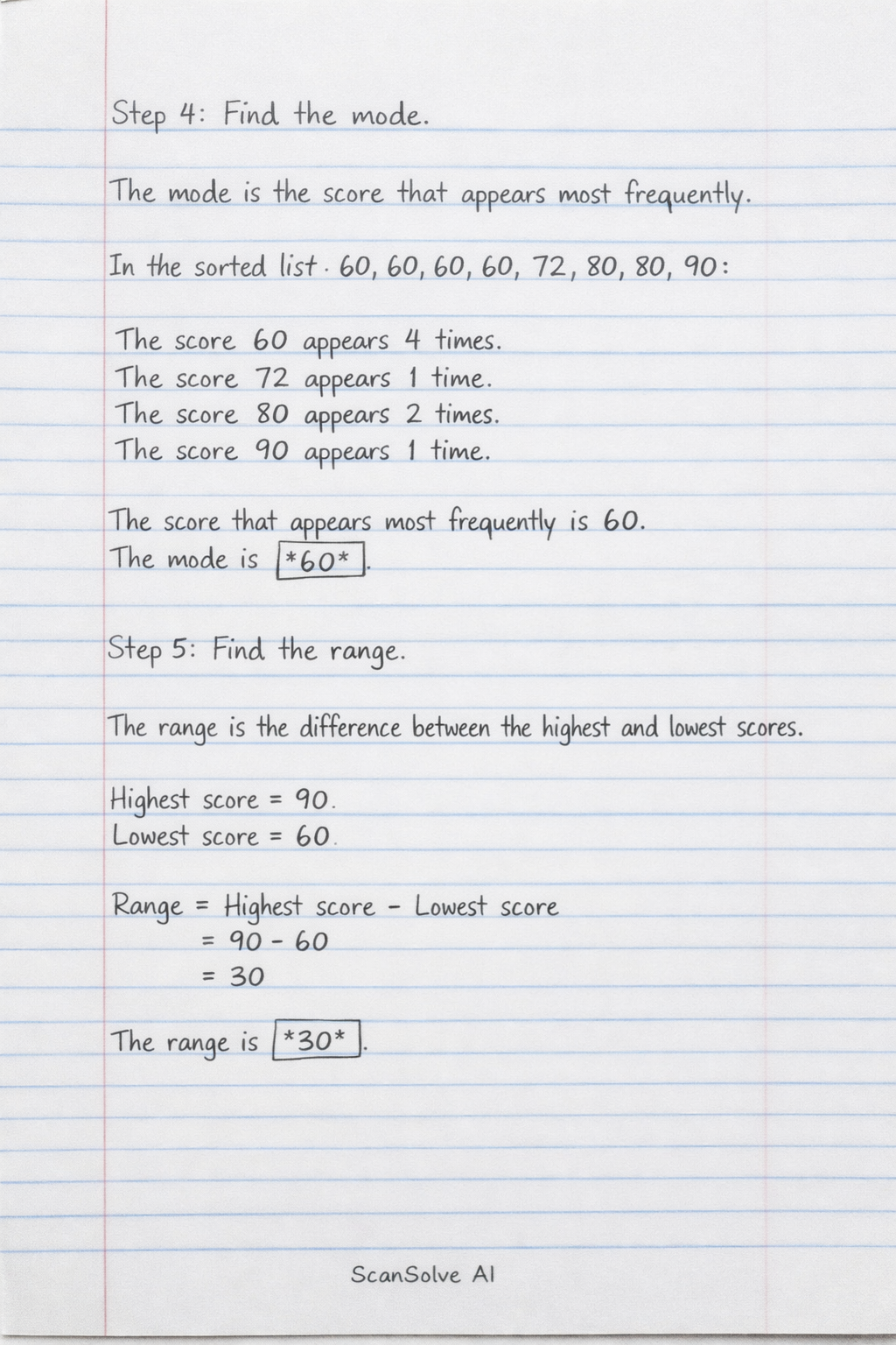 Handwritten step-by-step solution preview