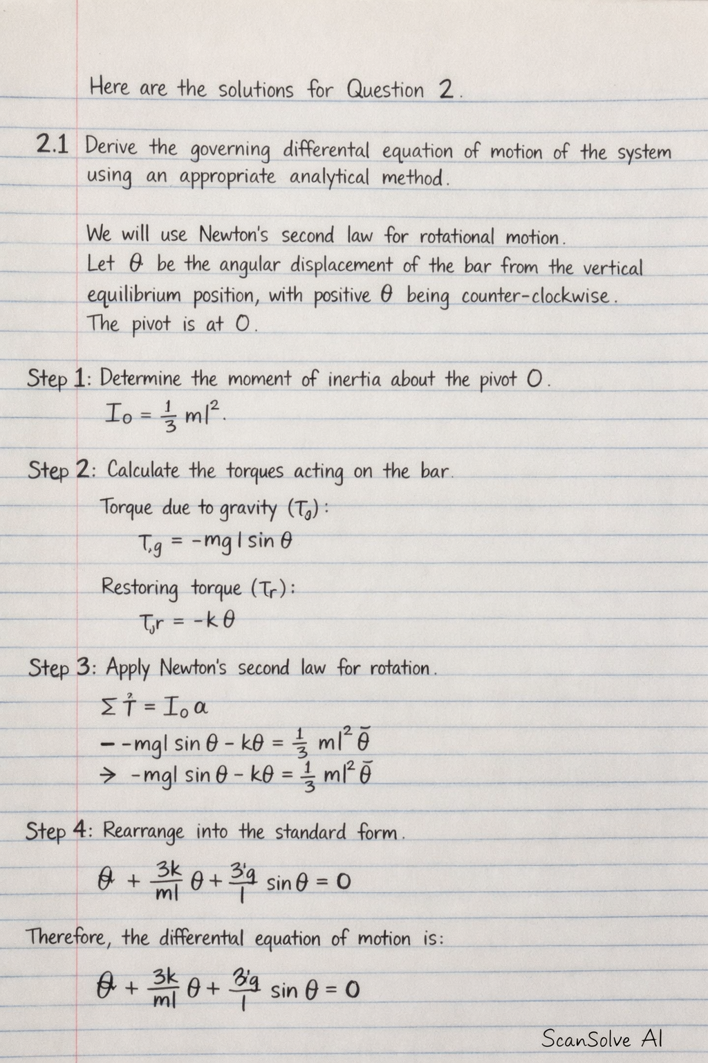 Handwritten step-by-step solution preview