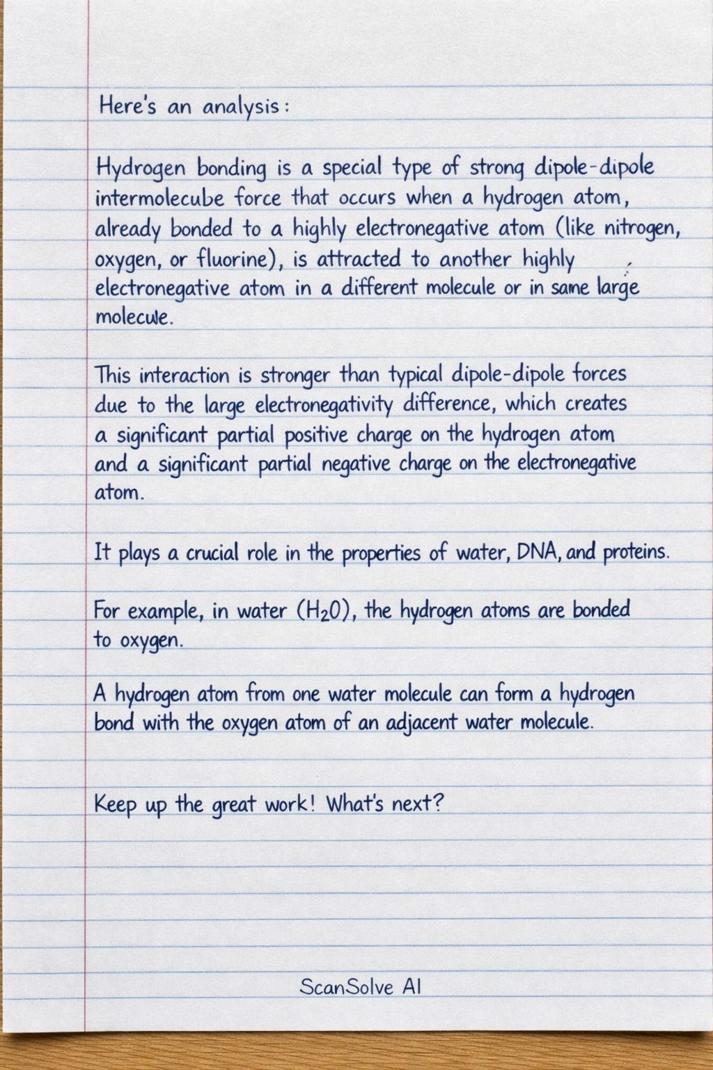 Handwritten step-by-step solution preview