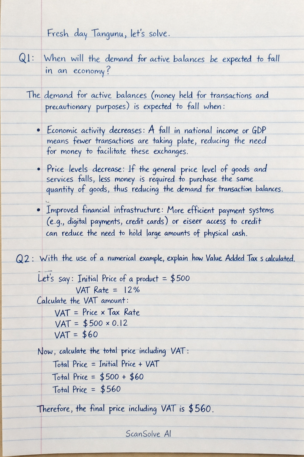 Handwritten step-by-step solution preview