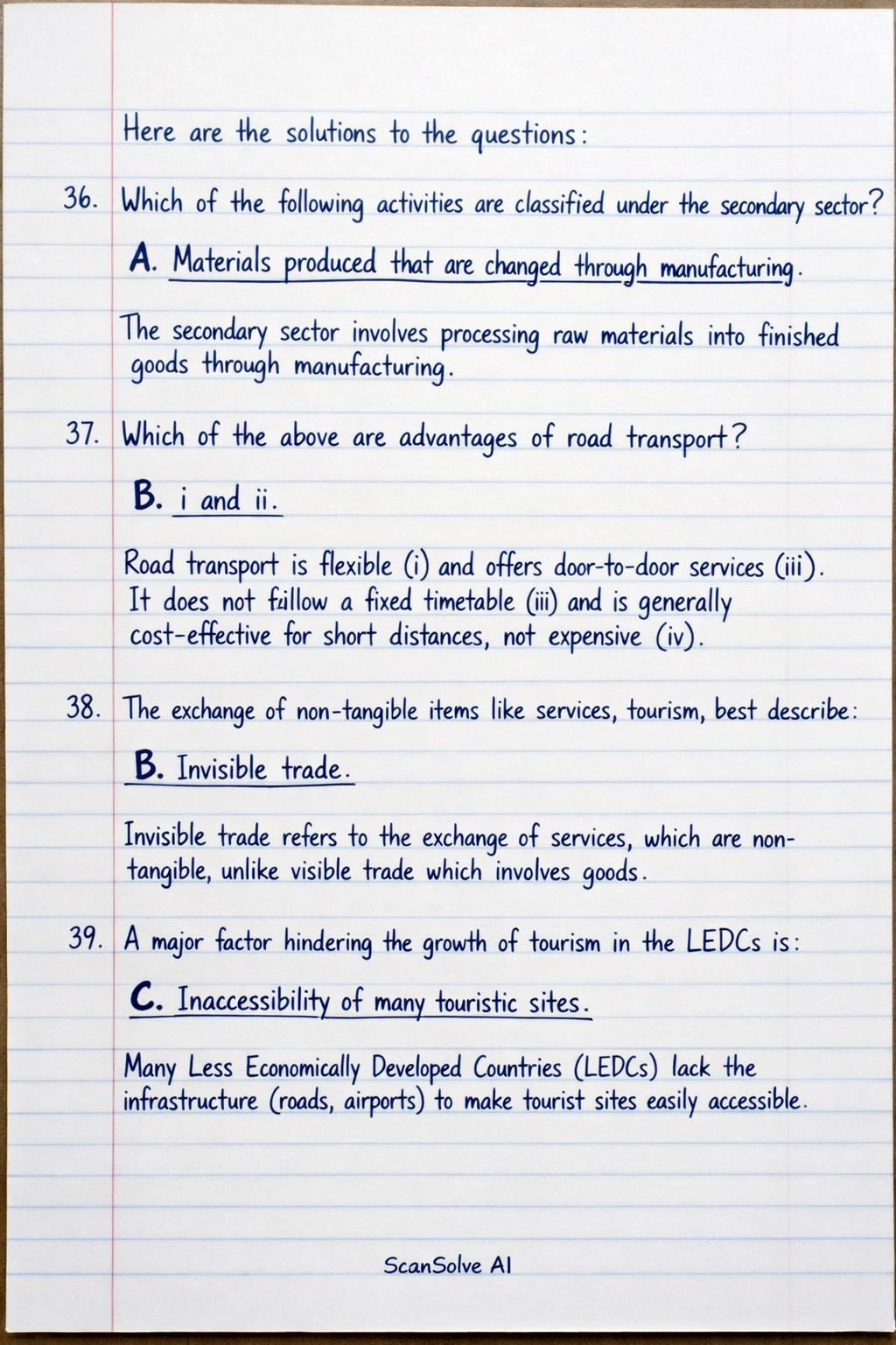 Handwritten step-by-step solution preview