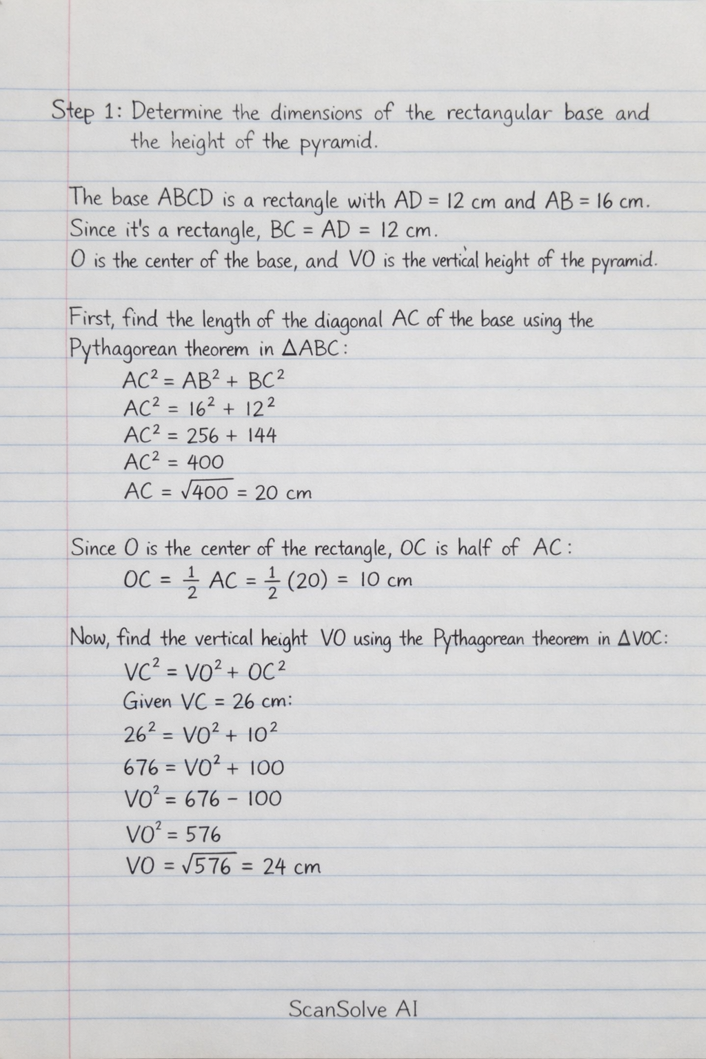 Handwritten step-by-step solution preview