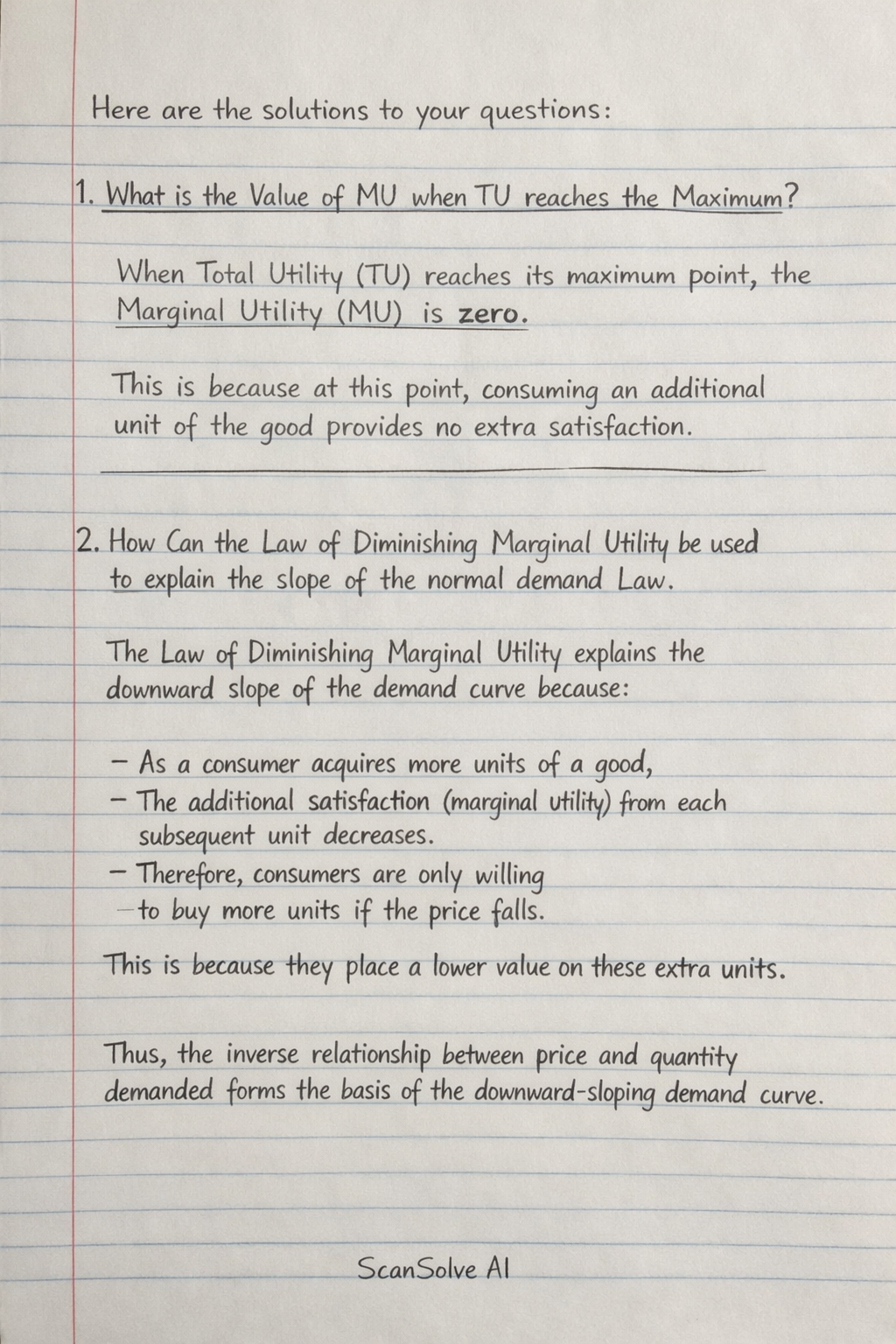 Handwritten step-by-step solution preview