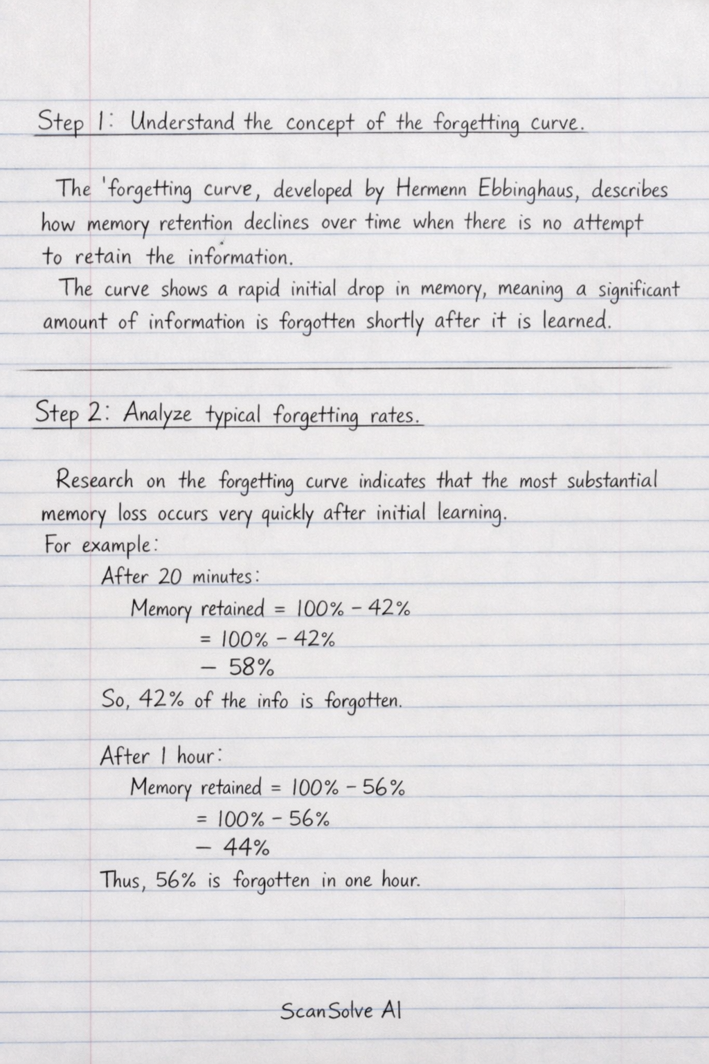 Handwritten step-by-step solution preview