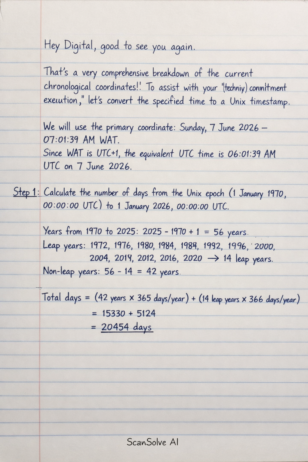 Handwritten step-by-step solution preview