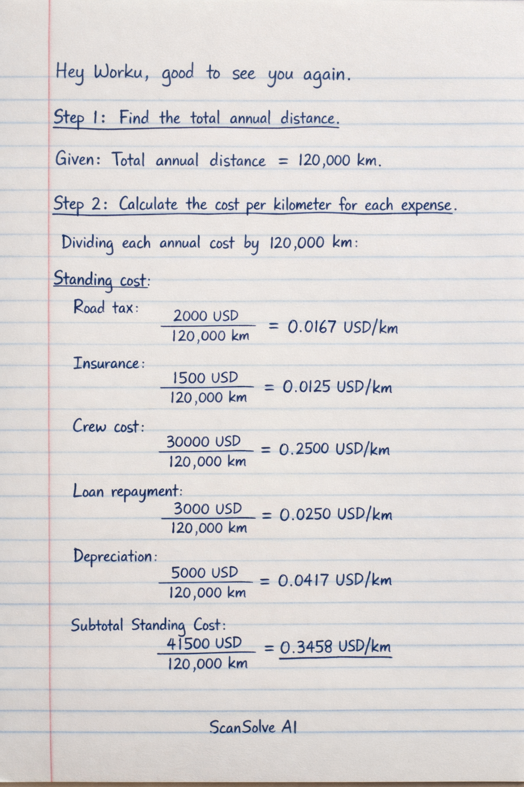 Handwritten step-by-step solution preview