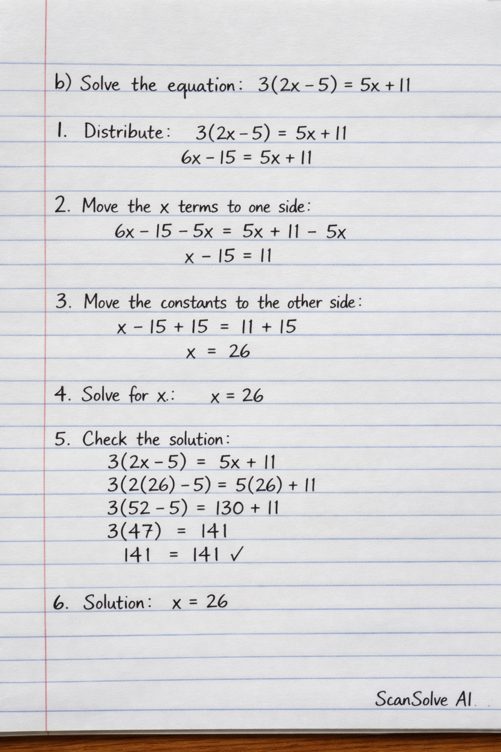 Handwritten step-by-step solution preview