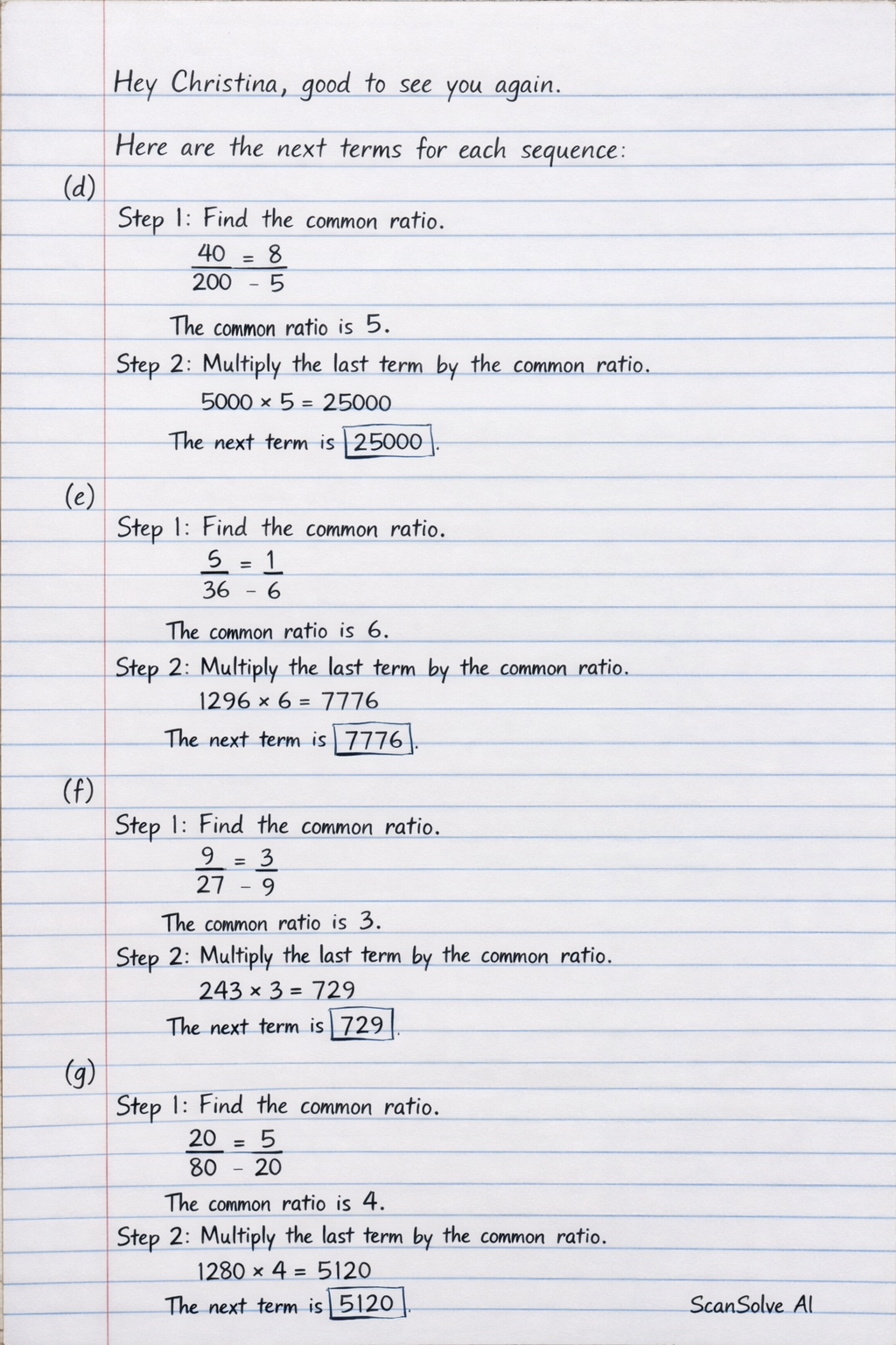 Handwritten step-by-step solution preview