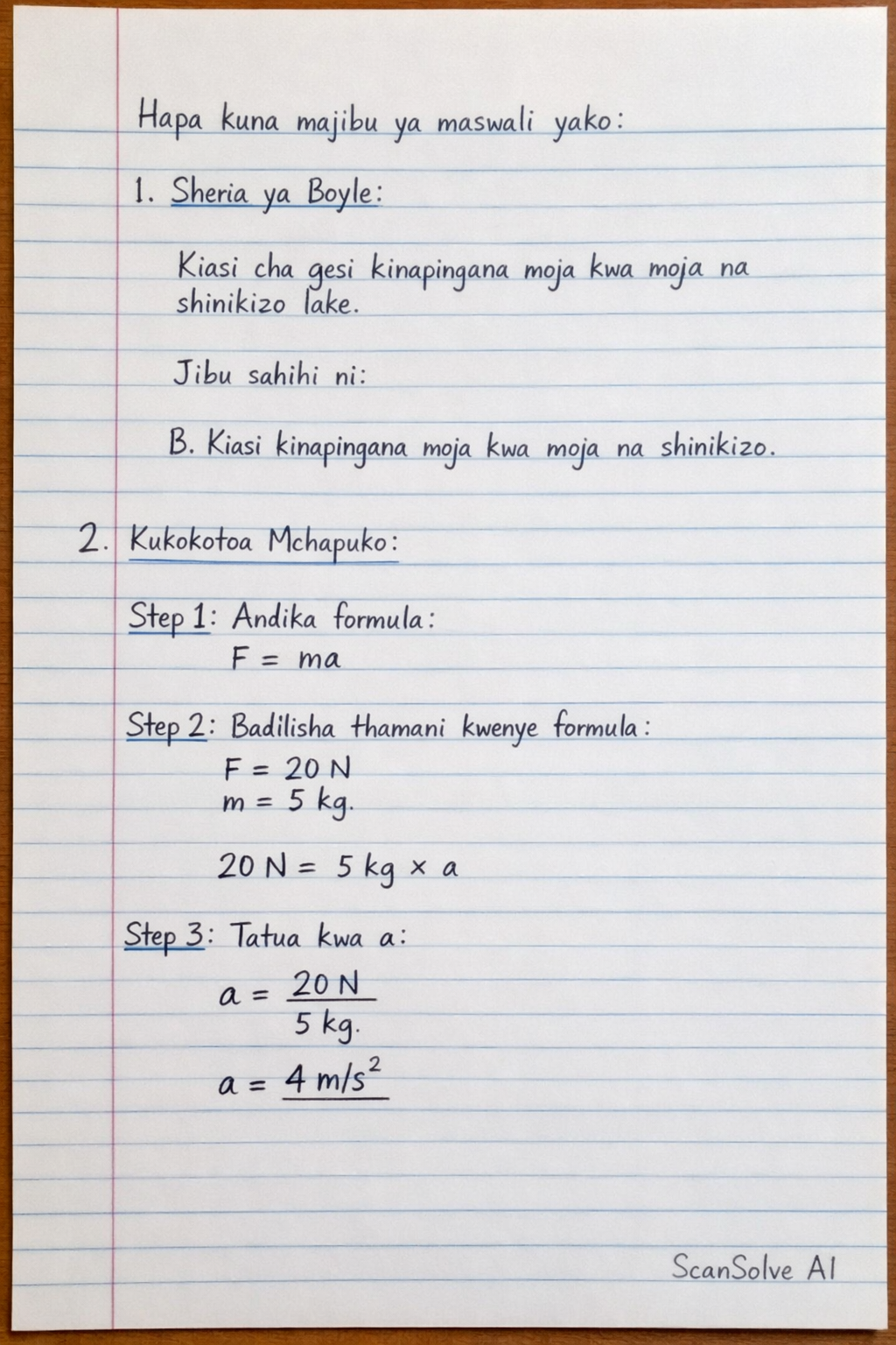 Handwritten step-by-step solution preview